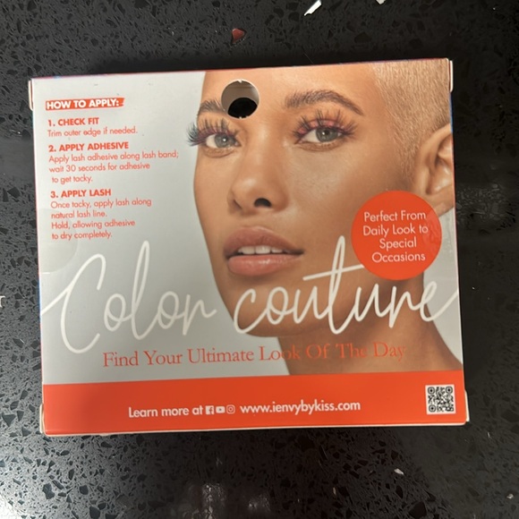 NEW iENVY cluster palette, 2 sets Faux mink lashes purple/amber & lash adhesive - Picture 7 of 9